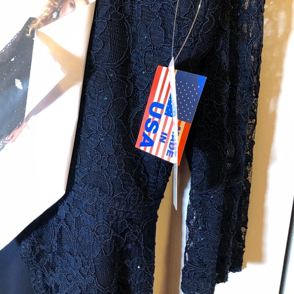 Ideas by Barbara Gown Style# 5825 NAVY BLUE Size M NWT - Picture 2 of 16